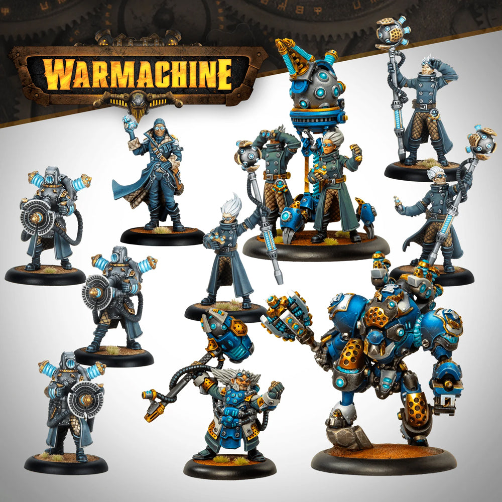 Cygnar Storm Forge Command Cadre Painted Example Models