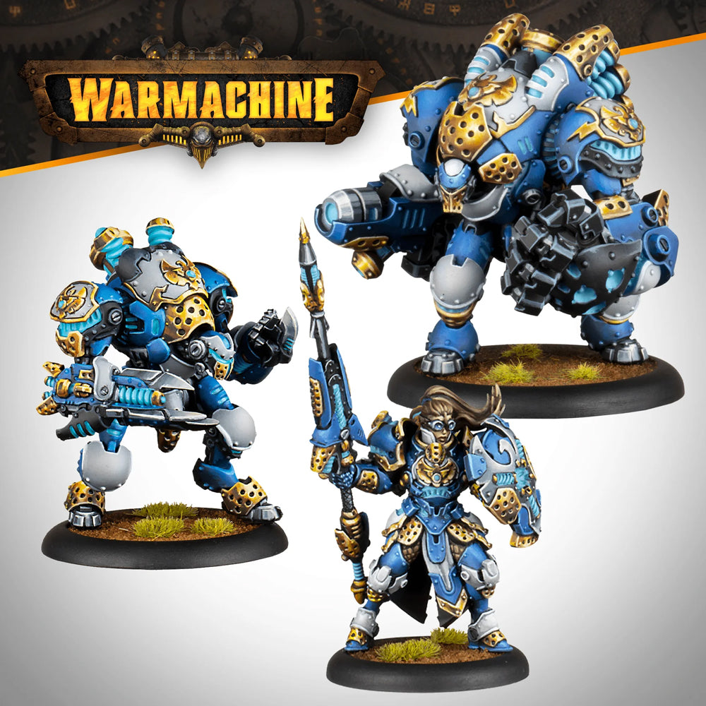 Cygnar Storm Legion Battlegroup Box Painted Model Examples