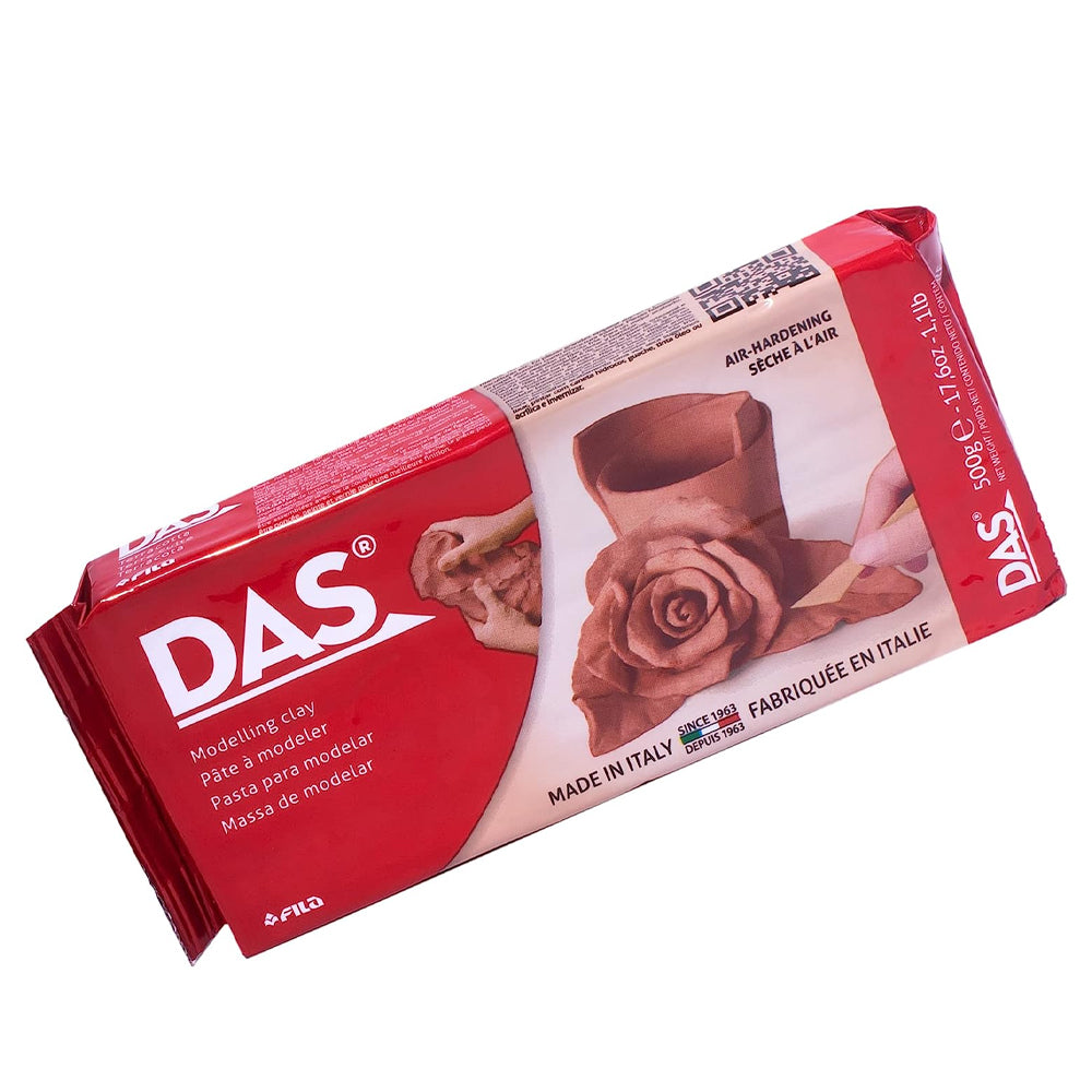 DAS Terracotta Modelling Clay 500g Air Drying