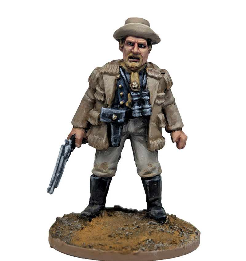 General George R. Shaw Dead Man’s Hand 28mm Metal Miniature