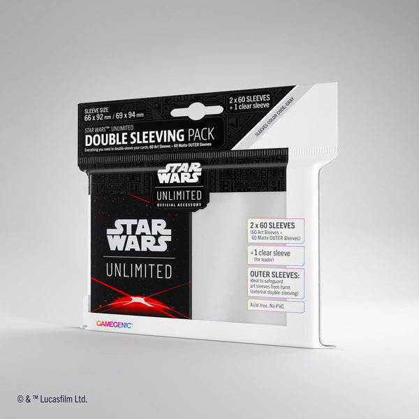 Star Wars Unlimited Double Sleeving Pack Space Red