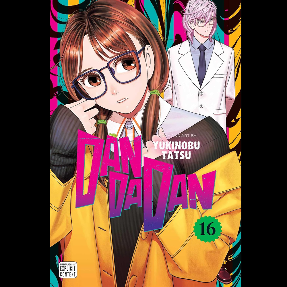 Cover of 'DAN DAN DAN' manga with two characters and colorful background
