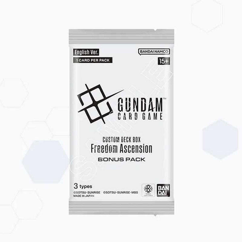 Gundam Custom Deck Box Freedom Ascension Bonus Pack
