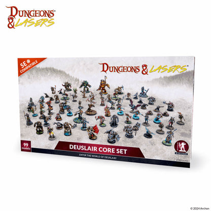 Deuslair Core Set – Dungeons & Lasers Fantasy RPG Gaming Miniatures