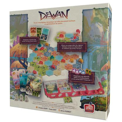 Dewan Board Game Box Back