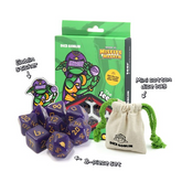 Dice set with packaging, dice go...