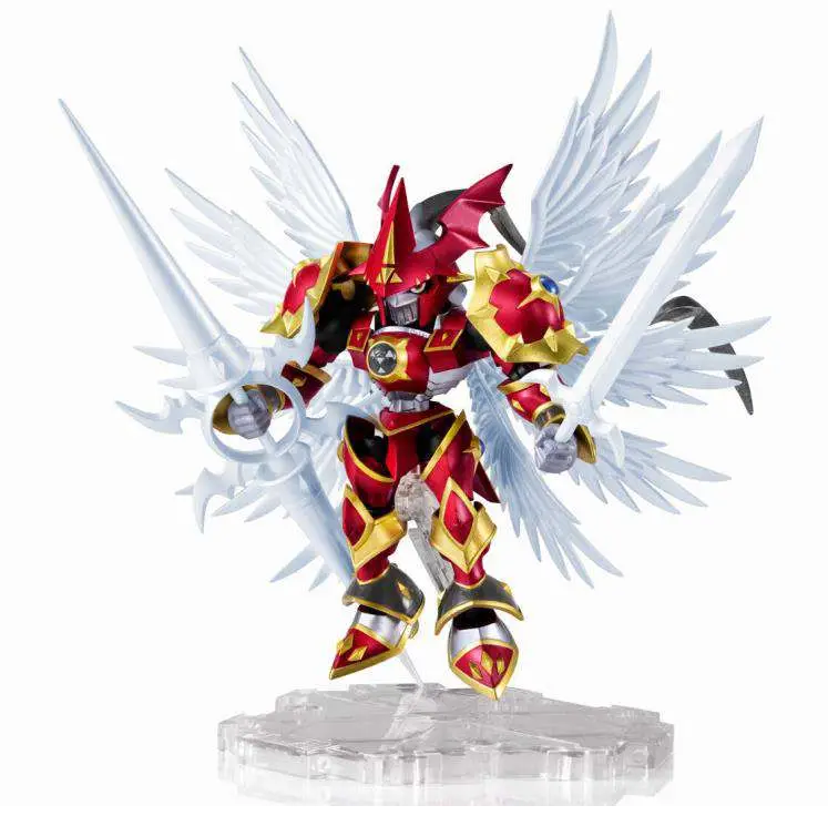 Digimon Nxedge Dukemon / Gallantmon  action figure with wings and weapons