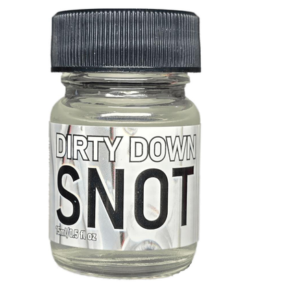 Dirty Down Snot, a clear liquid to help you create the effect of clear spittle right out of the pot. Dip your tool then touch the model, varying the amount of Dirty Down Snot to create thin or thick strands to help you achieve a realistic drool effect on your tabletop gaming miniatures and more. You can also mix in a colour to create a custom shade for your snot, drool, spit or slime.