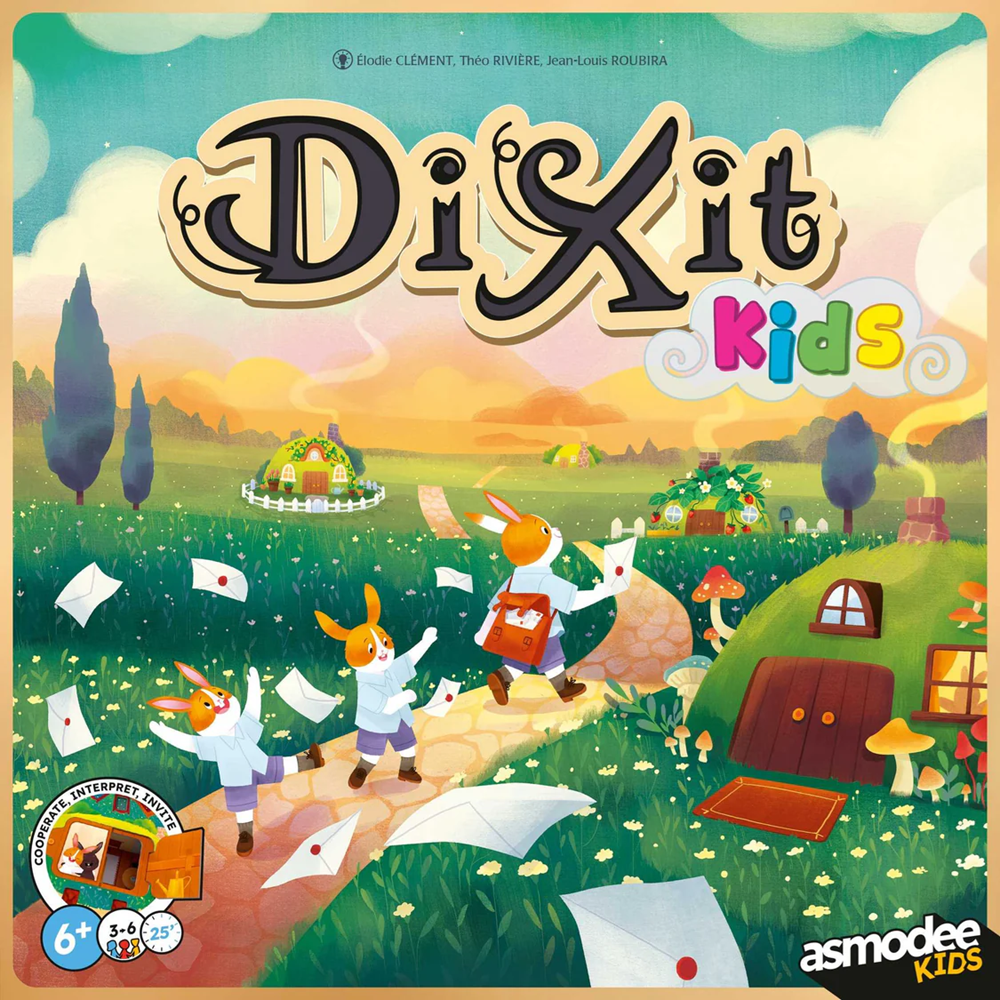 Dixit Kids card game with illustrated cards for 3-6 players