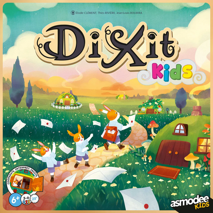 Dixit Kids card game with illustrated cards for 3-6 players