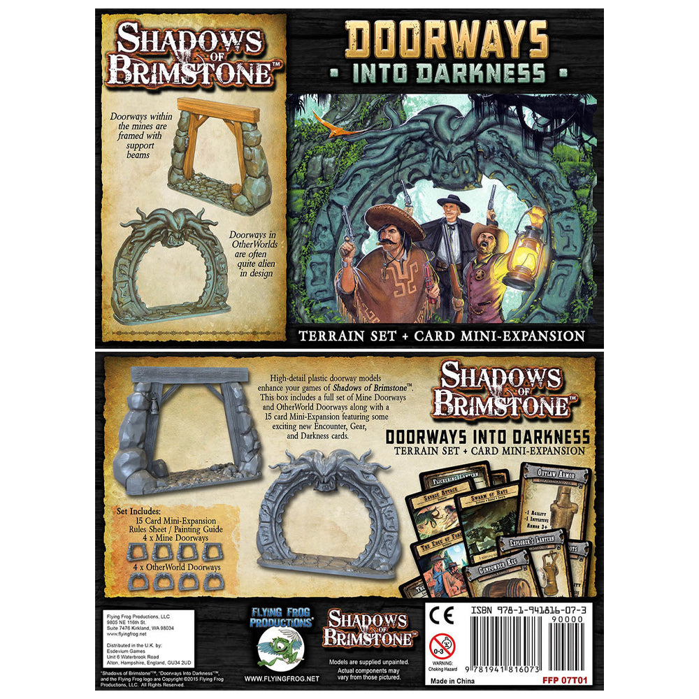 Shadows of Brimstone: Doorways into Darkness Expansion – Terrain & Cards