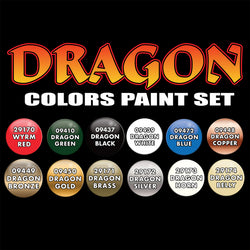 Reaper Dragon Colours Paint Set 09917