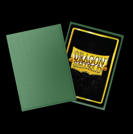 Dragon Shield Non-Glare Forest Green Card Sleeves (100 Sleeves)