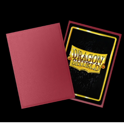 Dragon Shield Non-Glare Blood Red Card Sleeves (100 Sleeves)