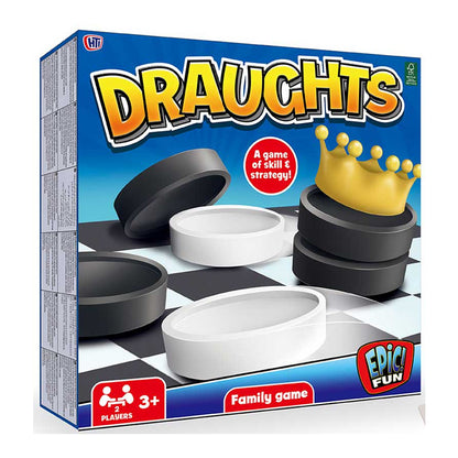 Draughts Classic Strategy Board Game