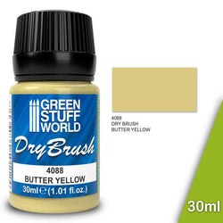 Green Stuff World Dry Brush Paint Butter Yellow 30ml
