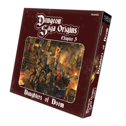 Dungeon Saga Origins: Daughters of Doom Expansion. Face Abyssal Dwarfs in a thrilling new campaign with miniatures, cards, and map tile. Core game required
