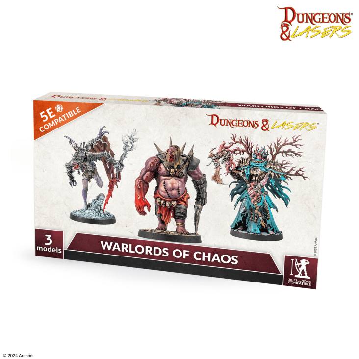 Dungeons and Lasers: Warlords of Chaos tabletop miniatures 