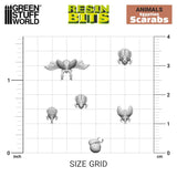 3D Printed Egyptian Scarabs | Green Stuff World Basing Pieces