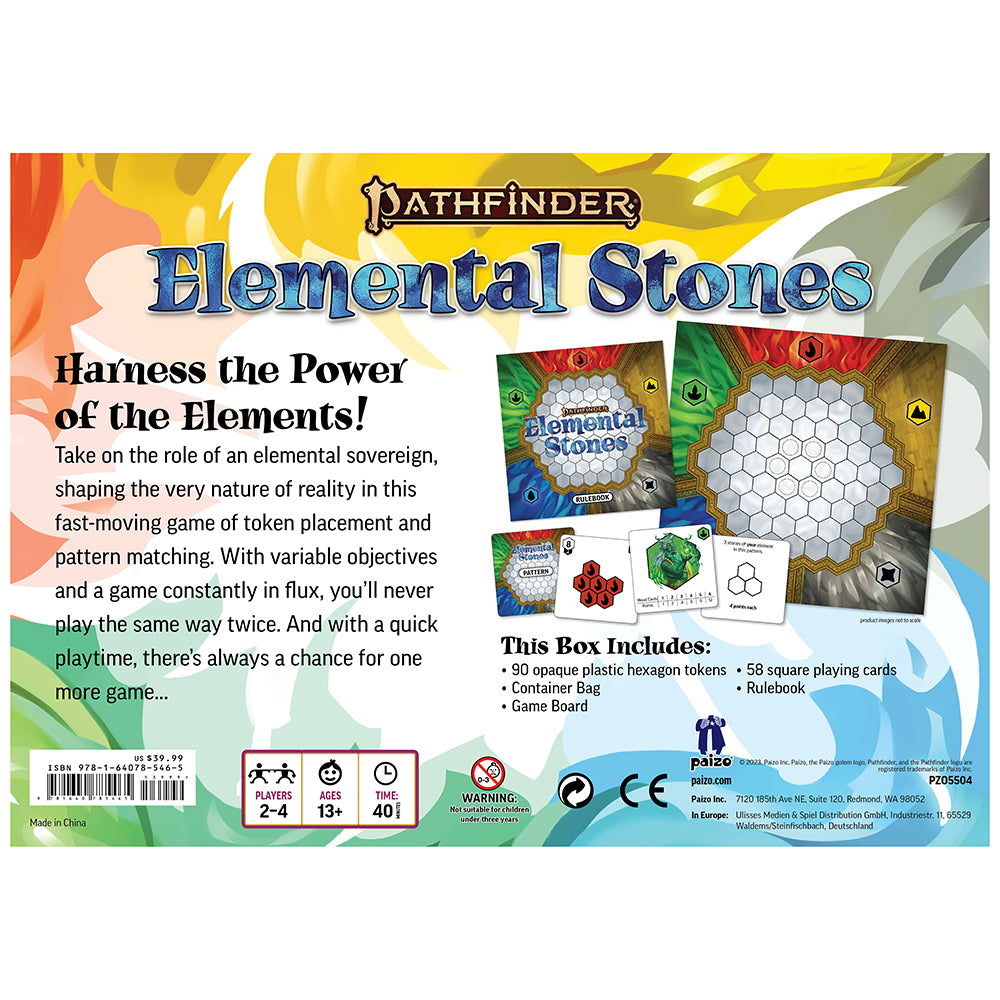 Pathfinder: Elemental Stones Board Game