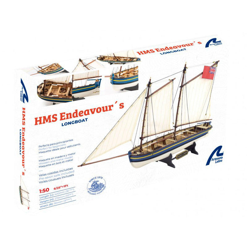 Artesania Latina HMS Endeavour's Longboat Model Kit
