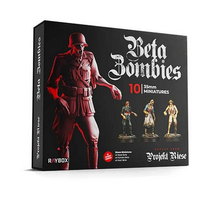 Escape from Projekt Riese Beta Zombies miniature set with plastic zombie figures