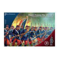 Franco-Prussian French Infantry Advancing - Perry Miniatures