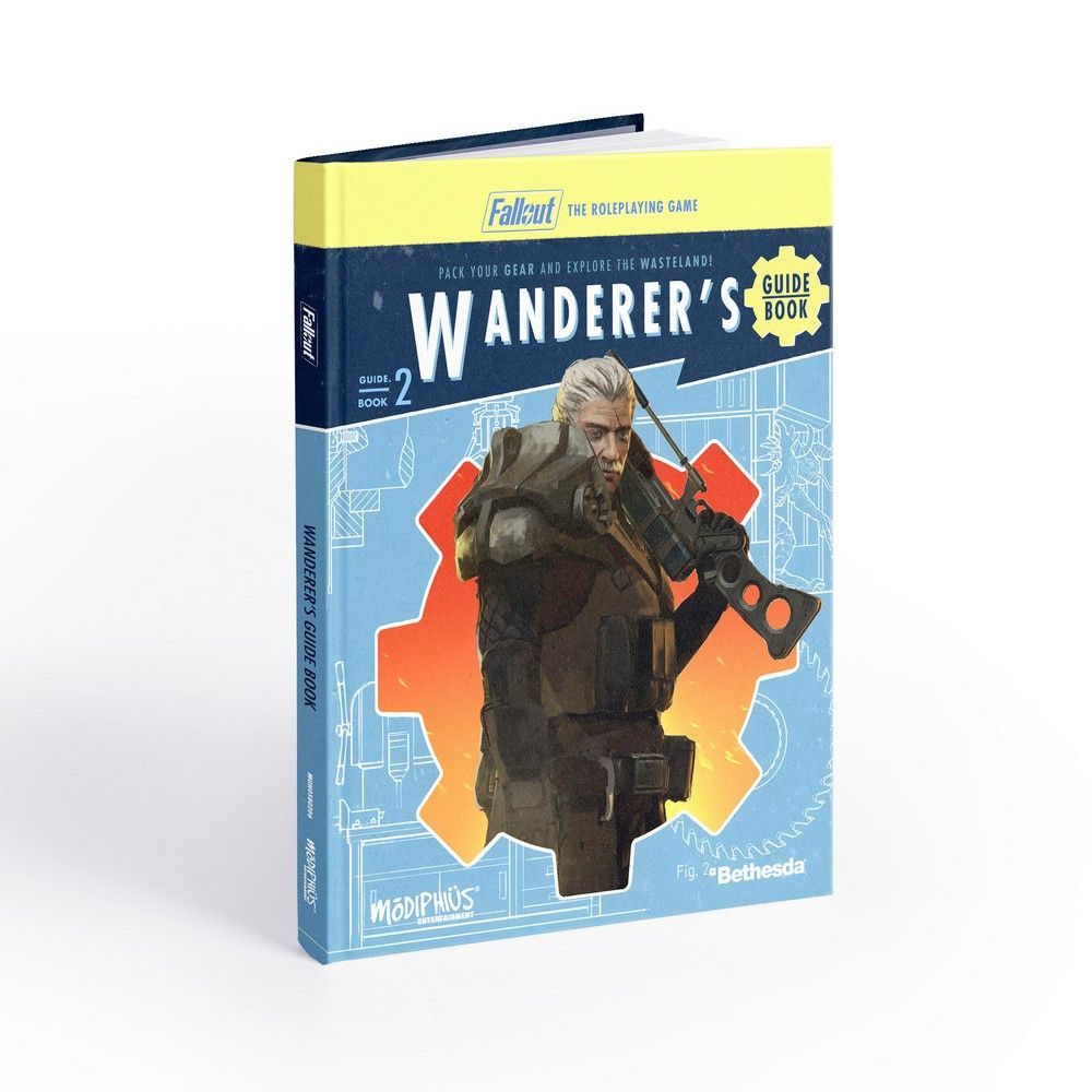 Modiphius Fallout The Roleplaying Game Wanderers Guide Book hardback expansion