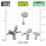 3D Printed Fan Palms | Green Stuff World Basing Plants