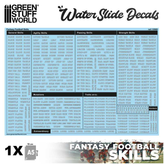 A5 sheet of Fantasy Football Ski...