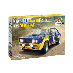 Fiat 131 Abarth Rally OLIOFIAT - 1:24 Italeri Model Kit