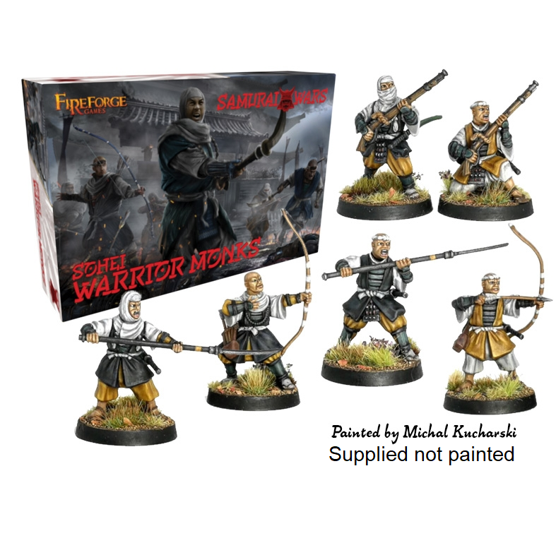 Fireforge Samurai Wars Warrior Monks 28mm Miniatures