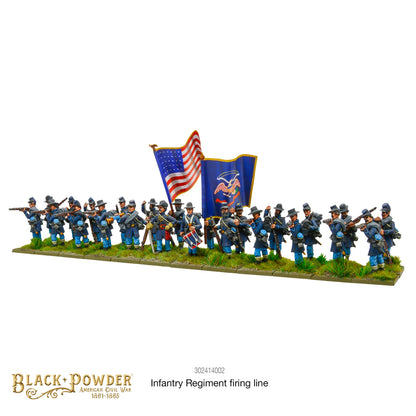American Civil War Infantry Firing Line Regiment