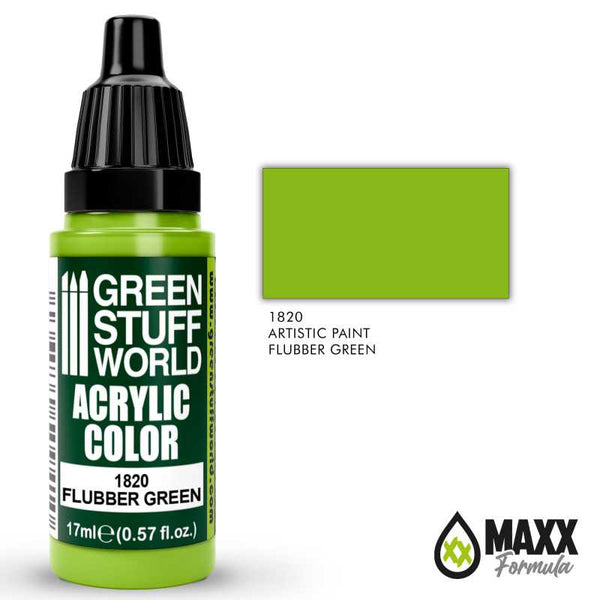 Flubber Green Maxx Formula Acrylic Colour - Green Stuff World