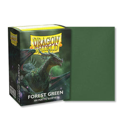 Dragon Shield Matte Forest Green 100 Standard TCG Sleeves