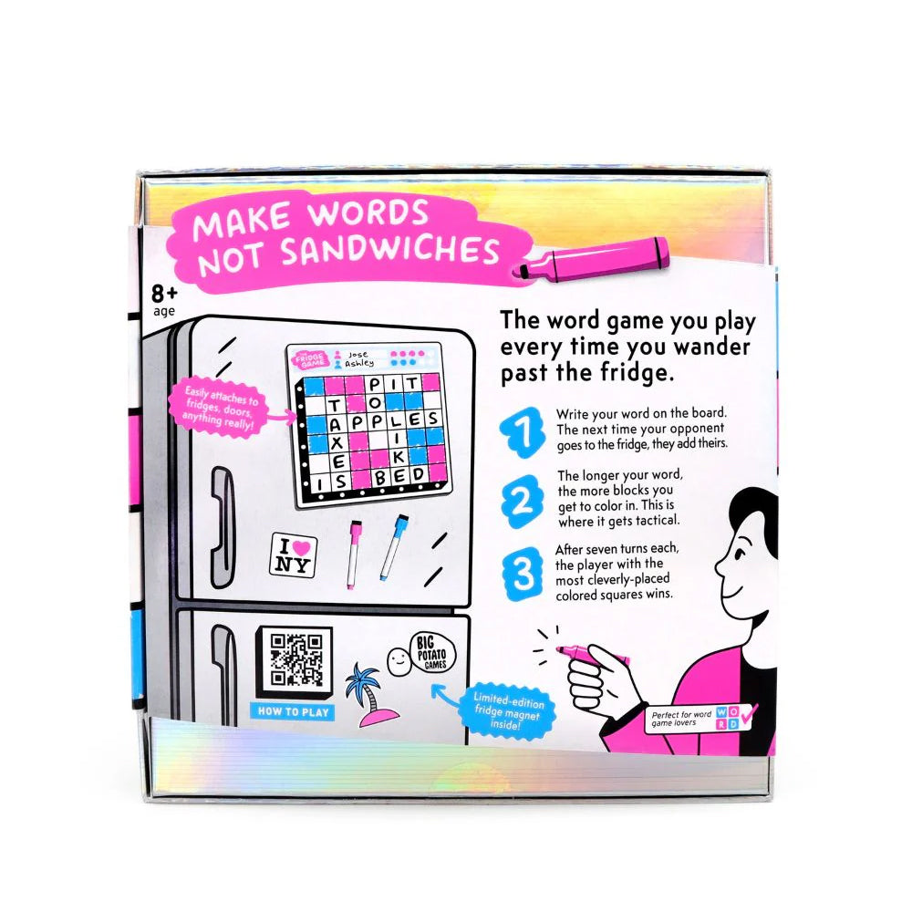 The Fridge Game Box Back