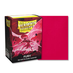 Dragon Shield Dual Matte Fury 100 Standard TCG Sleeves