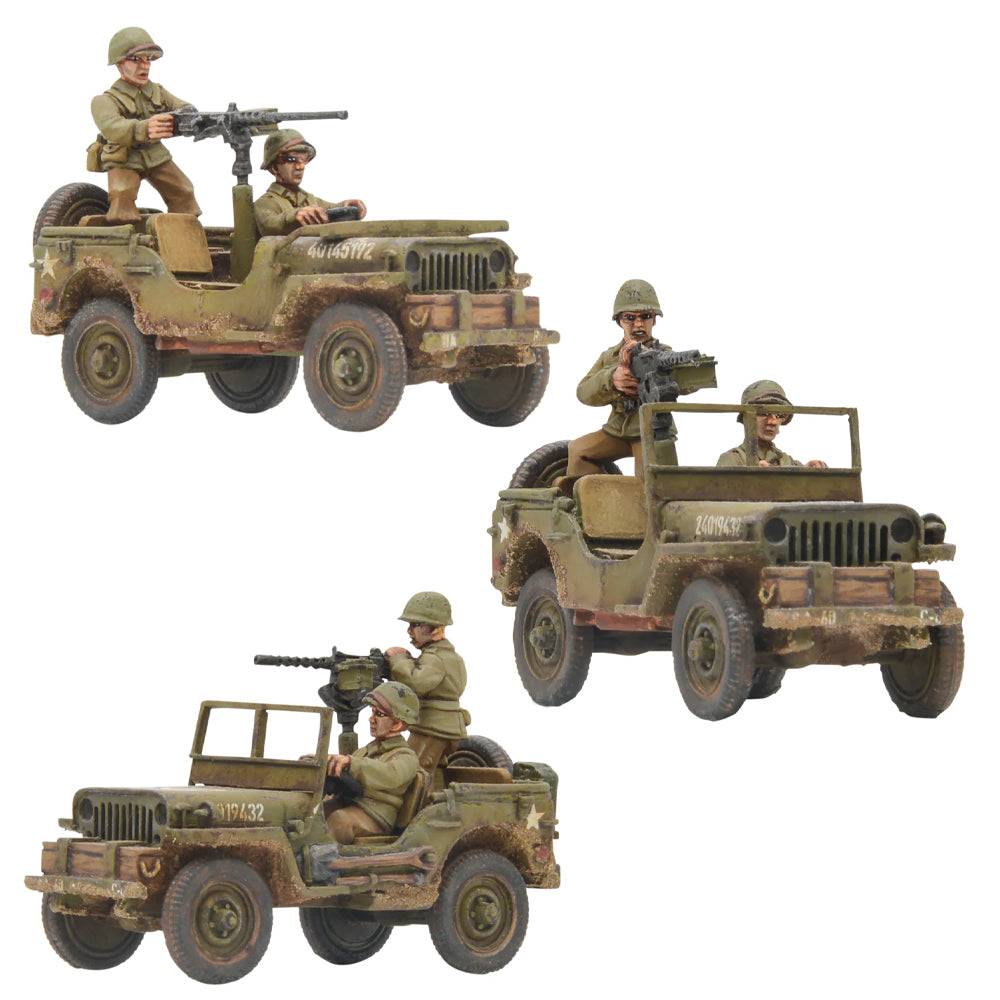 Bolt Action Go Everywhere! US Jeep Armoured Platoon