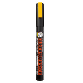 Black marker with yellow cap on ...