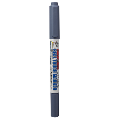 Navy marker with a visible brand label on a white background. GM401 Real Touch Marker  Real Touch Gray 1