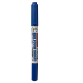 Blue permanent marker with visib...