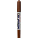 Brown marker with a visible bran...