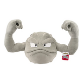 A gray plush toy resembling a mu...