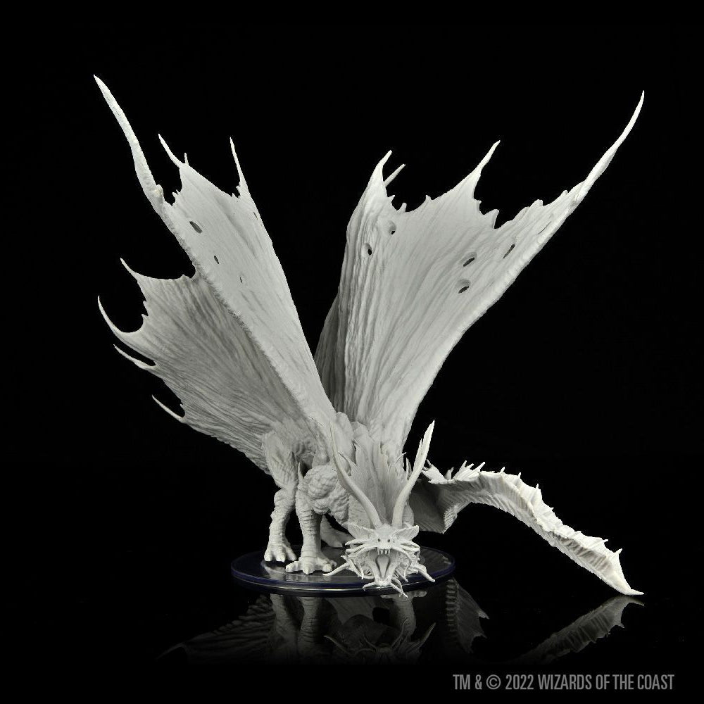 Adult Gold Dragon Roaring Head