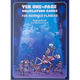 Book cover with cartoon skeleton...