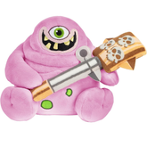 6.5" plush toy of a pink Nu...