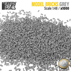 Grey 1:48 Model Bricks x1000 - Green Stuff World