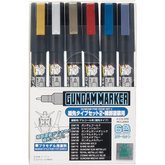 Set of Gundam markers with visib...