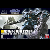 Model kit box for MS-07B-3 Gouf ...