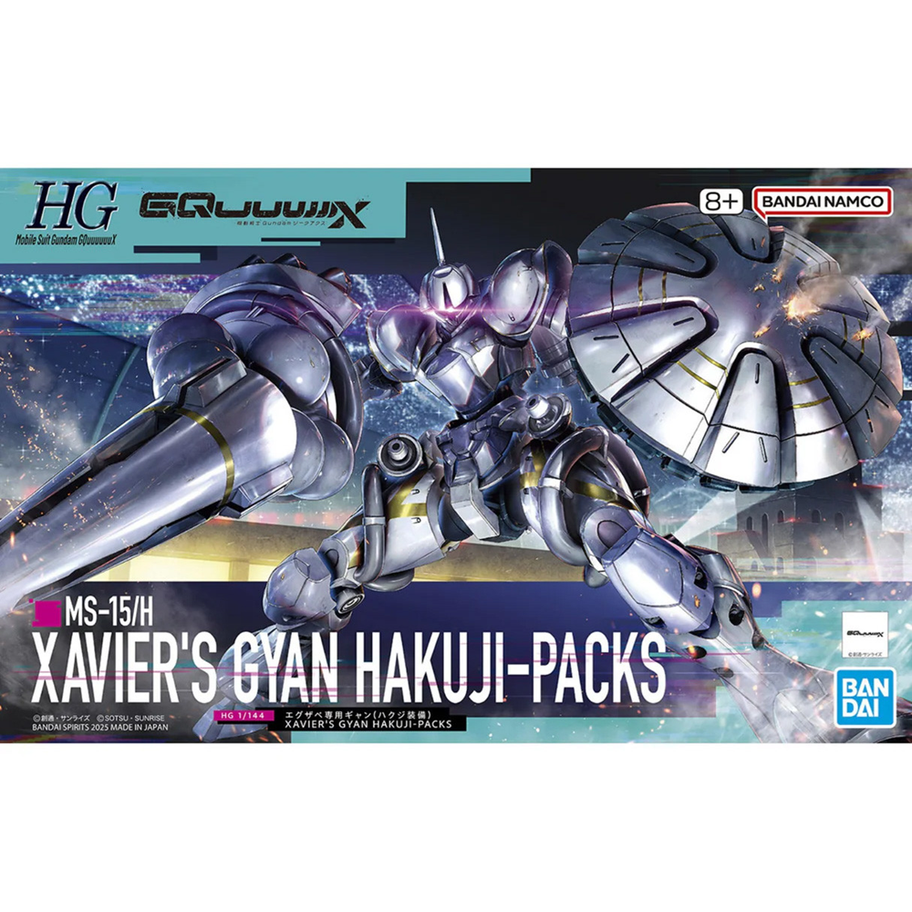 HG MS-15/H Xavier's Gyan Hakuji-Packs gunpla scale model box art
